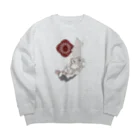 Culture Clubの[ Culture Club ] 文化倶楽部：点描春画 OS SWEATSHIRT① ビッグシルエットスウェット