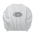 Def StudioのDef Studio LOGO Goods モノクロ Big Crew Neck Sweatshirt