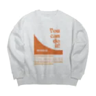 MITSUNORI OFFICIAL SHOPのYou can do it! Big Crew Neck Sweatshirt