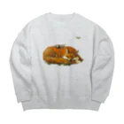 心の森ミュージアム　遊童館の仲良し？ Big Crew Neck Sweatshirt