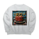 dakkyの還暦祝い「永遠のロック」3 Big Crew Neck Sweatshirt