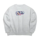 吉⃣村⃣のkick it Big Crew Neck Sweatshirt