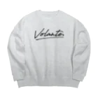 Volante., Inc.のボランチロゴ（ブラック） Big Crew Neck Sweatshirt