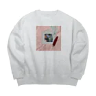 OWAYON ∞ （オワヨン　インフィニティ）の【引退馬支援企画】TUKGA KIREI DESUNE ウォールTYPE Big Crew Neck Sweatshirt