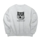 yurushibaのROUND FACE CLUB.(mono) Big Crew Neck Sweatshirt