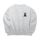 neōneōのネオちゃんBIGスウェット Big Crew Neck Sweatshirt