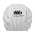 StudioチャカののFULL BATTERY Big Crew Neck Sweatshirt