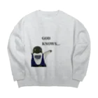 ヤママユ(ヤママユ・ペンギイナ)のGOD KNOWS... Big Crew Neck Sweatshirt