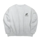 UROKODO Official Web Shopの黒ロゴ-BIGシルエットスウェット Big Crew Neck Sweatshirt