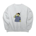 えきさいてぃんぐのすんドメイトゥ Big Crew Neck Sweatshirt