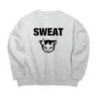 nya-mew（ニャーミュー）のスウェットねこ Big Crew Neck Sweatshirt