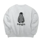 MrKShirtsのPengin (ペンギン) 色デザイン Big Crew Neck Sweatshirt