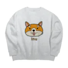 MrKShirtsのInu (犬) 色デザイン Big Crew Neck Sweatshirt