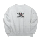 UNDER THE DOPEST の低下皇極.Ver Big Crew Neck Sweatshirt