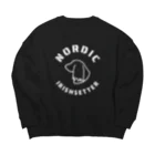 nordic_irishsetterのカレッジロゴ風ノルディック Big Crew Neck Sweatshirt