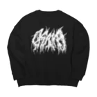 Toshihiro Egawa Artのデスメタル大阪/DEATH METAL OSAKA Big Crew Neck Sweatshirt