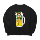 tougakanoe🐸のビール風呂 Big Crew Neck Sweatshirt