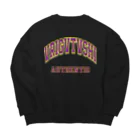 VRIGVTVSHI のOLD SCHOOL"AUTHENTIC" BLACK Big Crew Neck Sweatshirt