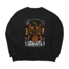 IZ_WORKSのAALA DEM IN CAHOOTS Big Crew Neck Sweatshirt