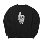 しらたま犬やさんのゴールデンレトリバー Big Crew Neck Sweatshirt