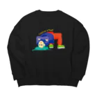 NEO MORISALANDの頭を使う女。 Big Crew Neck Sweatshirt