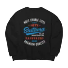 kg_shopのSaitama -Vintage- (濃色Tシャツ専用) Big Crew Neck Sweatshirt