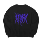 KIKI DOURAKUのダイドウラクスウェット　パープル Big Crew Neck Sweatshirt