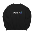 DELTA⊿のDELTAロゴ Big Crew Neck Sweatshirt