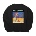 nidan-illustrationのMAX GALAXY Big Crew Neck Sweatshirt