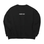 emptyeyesの中央白ロゴ🥚🥚 Big Crew Neck Sweatshirt