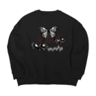 AGOAのてふてふ Big Crew Neck Sweatshirt