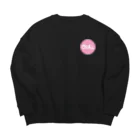 Oshiの•Oshi•  Pink 7 Big Crew Neck Sweatshirt