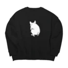 はなぺちゃよんそくほこうのいきむトレーナー Big Crew Neck Sweatshirt