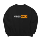 Vibes only crewのVIBES HUB ビッグシルエットスウェット