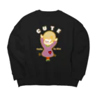 Kana's yururi ギャラリーのキューティーガール！ Big Crew Neck Sweatshirt