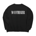 eins zwei drei vierの90年代V系インスパイアグッズ「NO SYNTHESIZER」 Big Crew Neck Sweatshirt