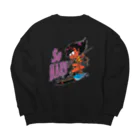 nidan-illustrationの“So HARD” Big Crew Neck Sweatshirt