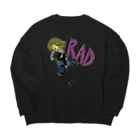 nidan-illustrationの"RAD" 1 ビッグシルエットスウェット