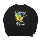 nidan-illustrationの“Lightning Show” Big Crew Neck Sweatshirt