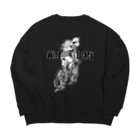 nidan-illustrationの"Wind Jockey" Big Crew Neck Sweatshirt