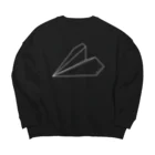 Generousの紙飛行機 Big Crew Neck Sweatshirt