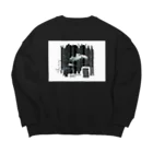 KDA_official_goods_storeの「yawning」 Big Crew Neck Sweatshirt