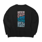 シェアメディカルブランドショップのKeep Calm and Stay Health Big Crew Neck Sweatshirt