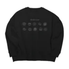 Hi*roomのステッチ風のミズクラゲ Big Crew Neck Sweatshirt