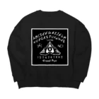 SumiReのウィジャボード　Ouija　黒 Big Crew Neck Sweatshirt