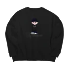 Fly to the futureのmetukiwaruo ×Fly to the future Big Crew Neck Sweatshirt