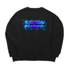 ととのい屋のSAUNA CHANCE - GRAFFITI Big Crew Neck Sweatshirt