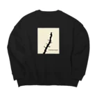 hikuriのセロペギア　ボッセリ(学名入り) Big Crew Neck Sweatshirt