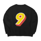 KAWAGOE GRAPHICSの9番 Big Crew Neck Sweatshirt