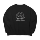 tettebolの手羽先スクーター Big Crew Neck Sweatshirt